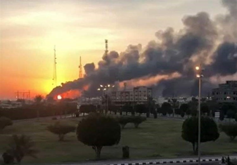 آتش سوزی عربستان