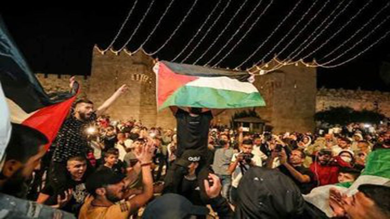 جشن پیروزی فلسطین