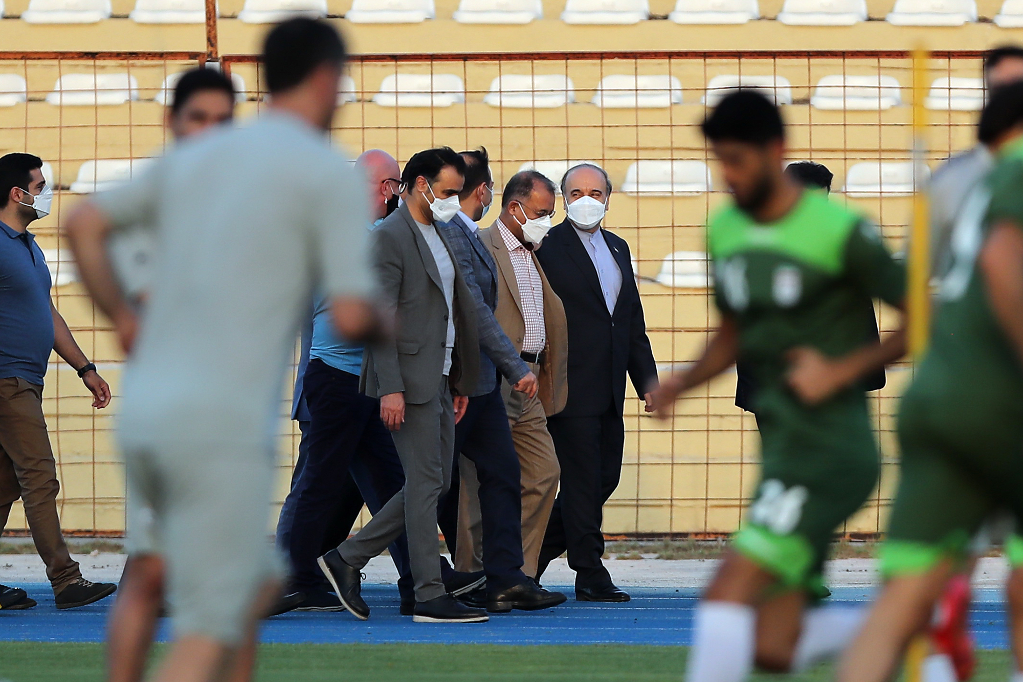 آخرین تمرین تیم ملی فوتبال در کیش