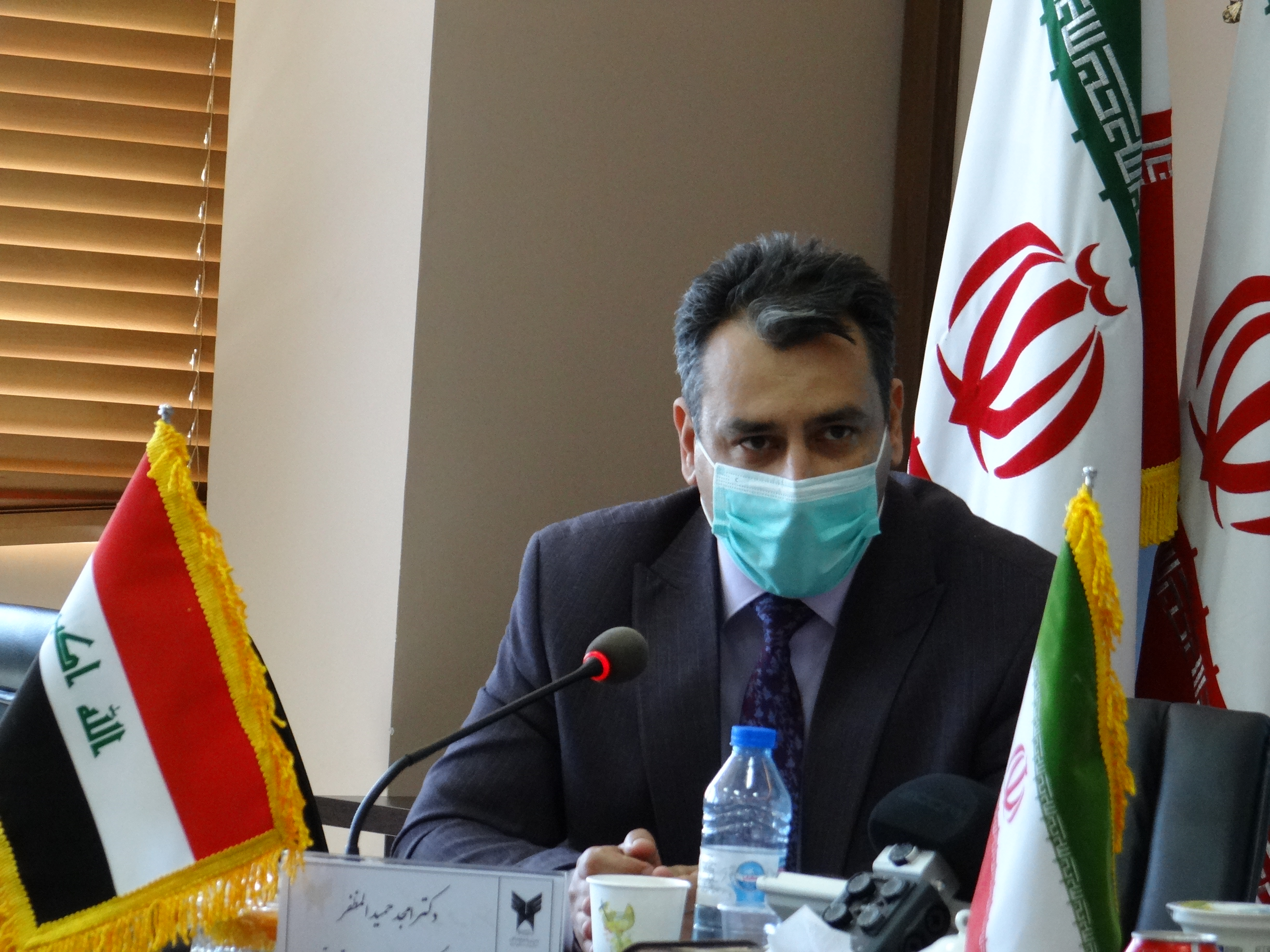 امجد المظفر رایزن فرهنگی سفارت عراق در ایران