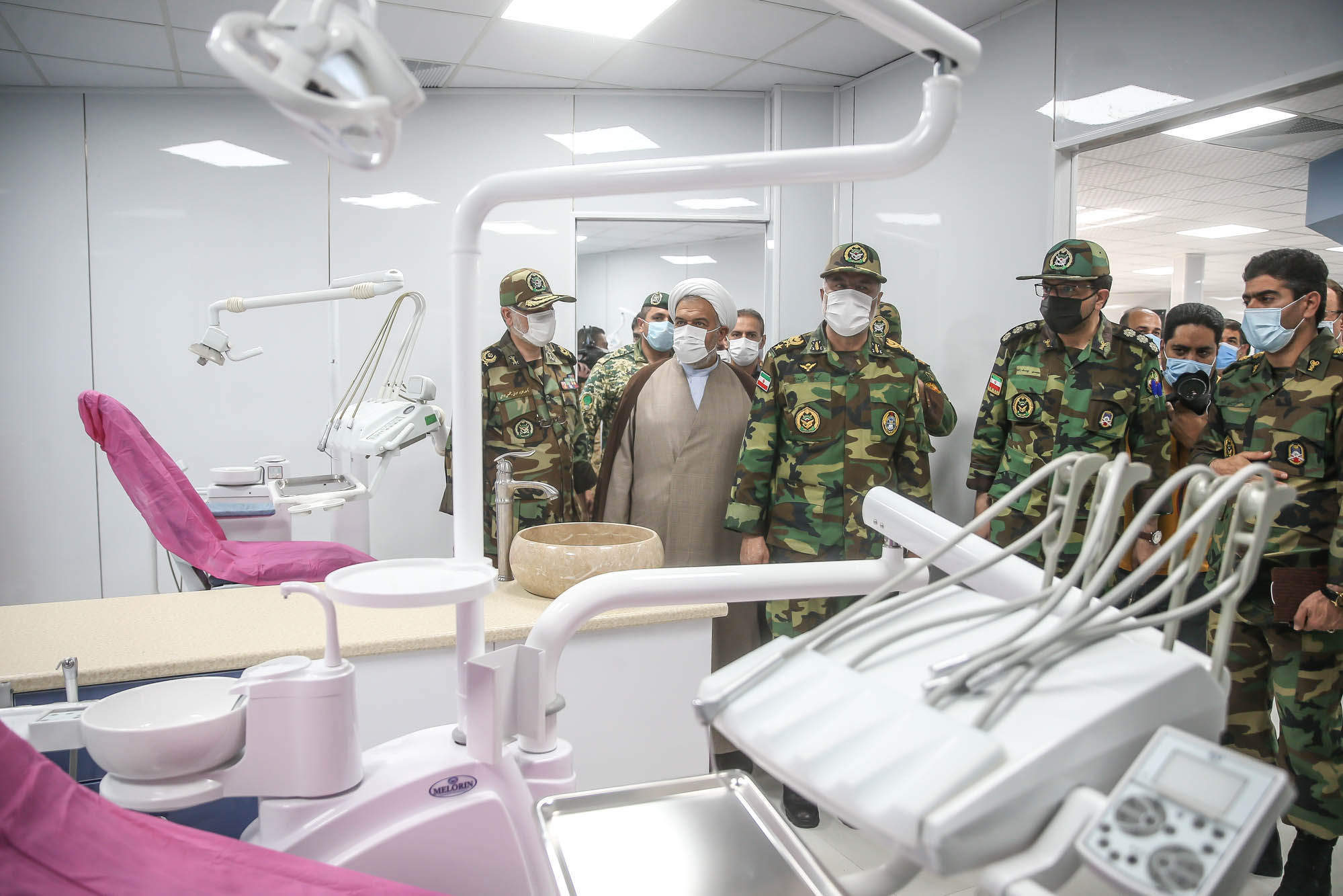 بازدید امیر حیدری از بیمارستان خانواده ارتش