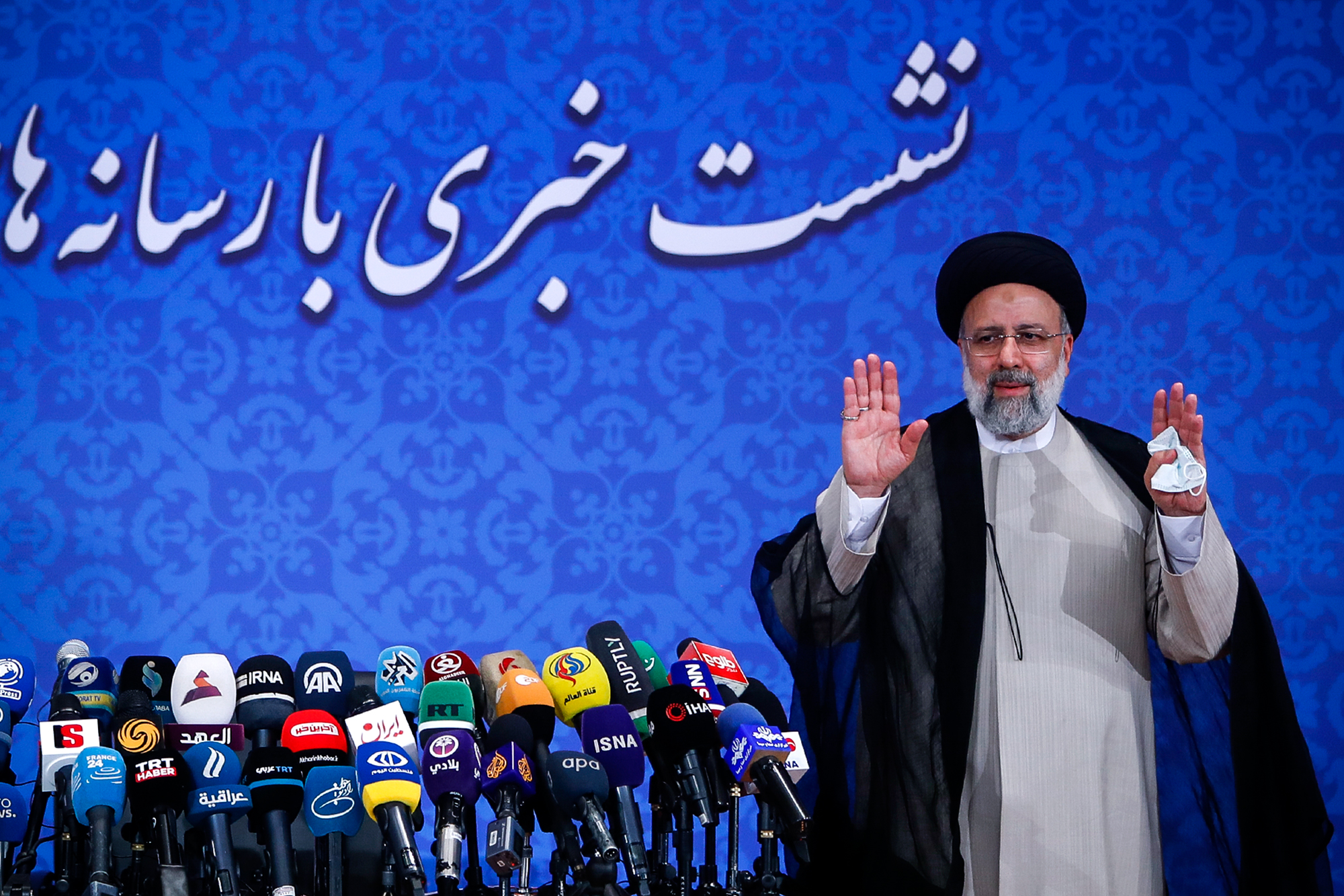 اولین نشست خبری حجت‌الاسلام سیدابراهیم رئیسی رئیس جمهور منتخب ایران