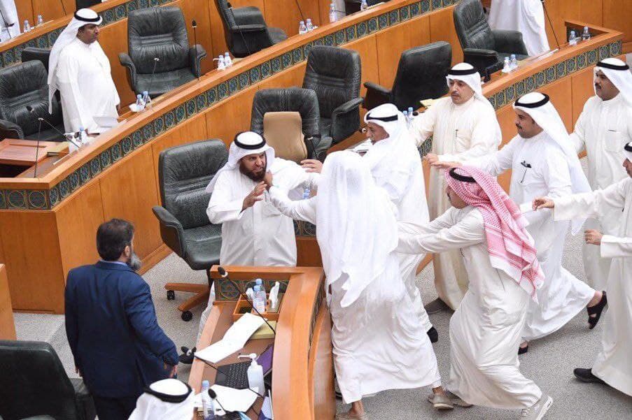 درگیری پارلمان کویت