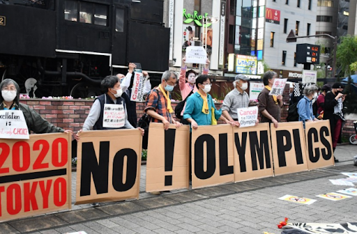 اعتراض به المپیک توکیو