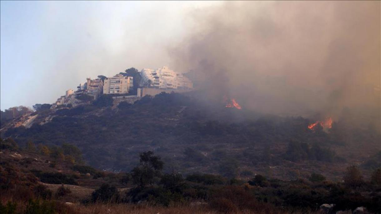 آتش سوزی اسرائیل