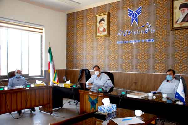 جلسه کمیته اقتصادی و سرمایه‌گذاری دانشگاه آزاد اسلامی ناحیه مرند