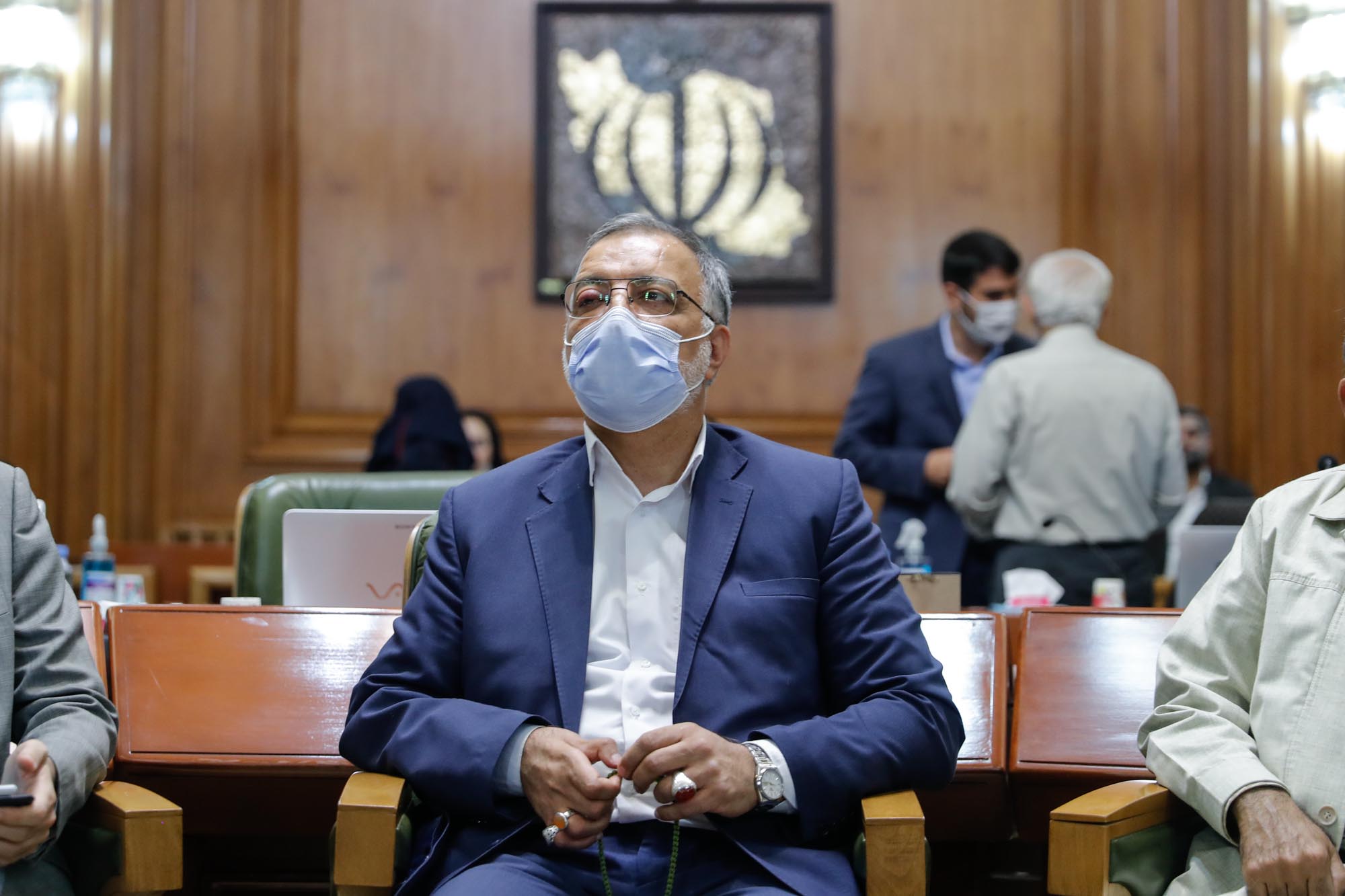 جلسه شورای شهر تهران با حضور زاکانی