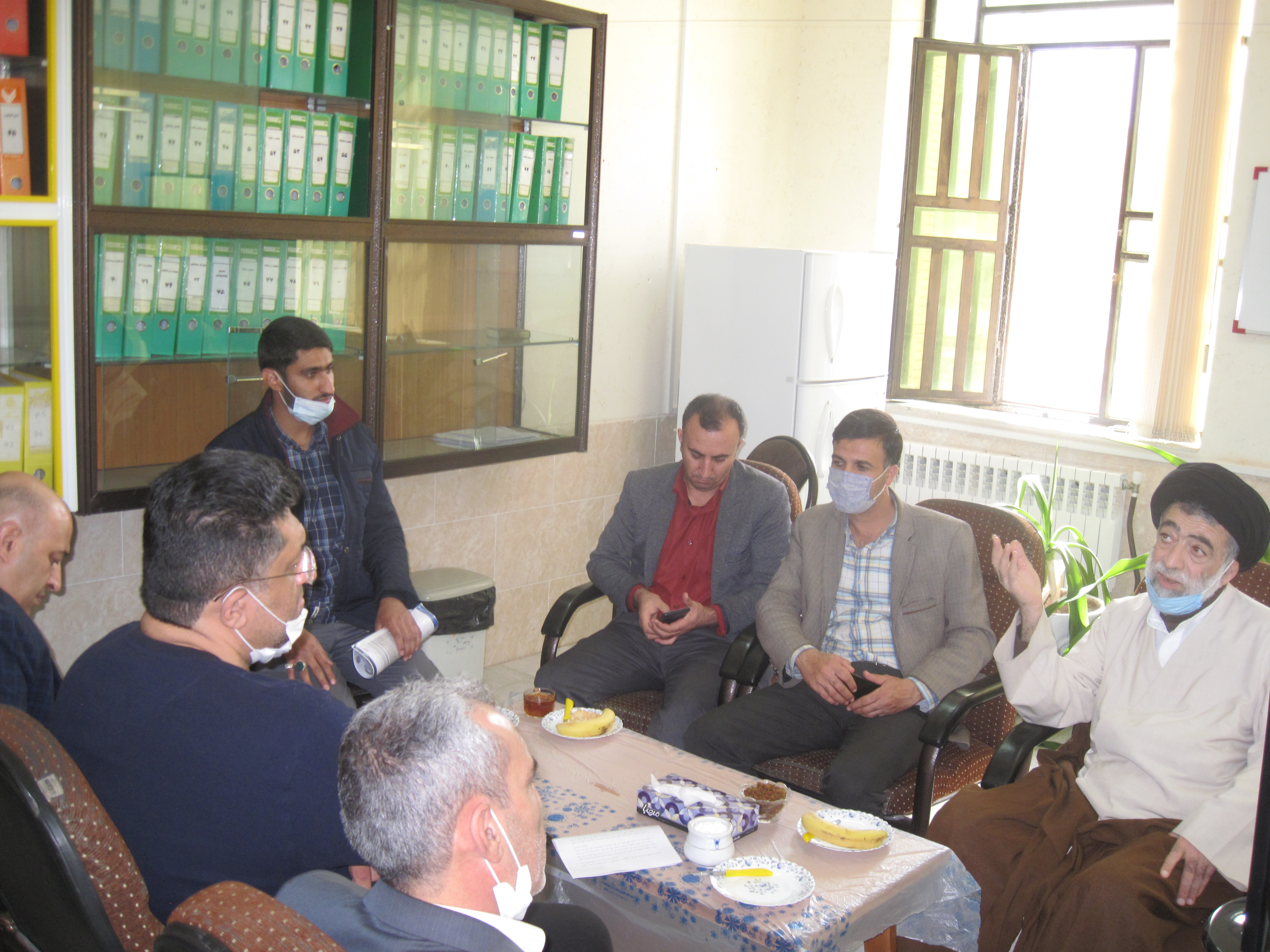 جت‌الاسلام سیدمهدی فال‌اسیری با شرکت در نشستی با حضور اعضای هیئت رئیسه دانشگاه آزاد نی‌ریز