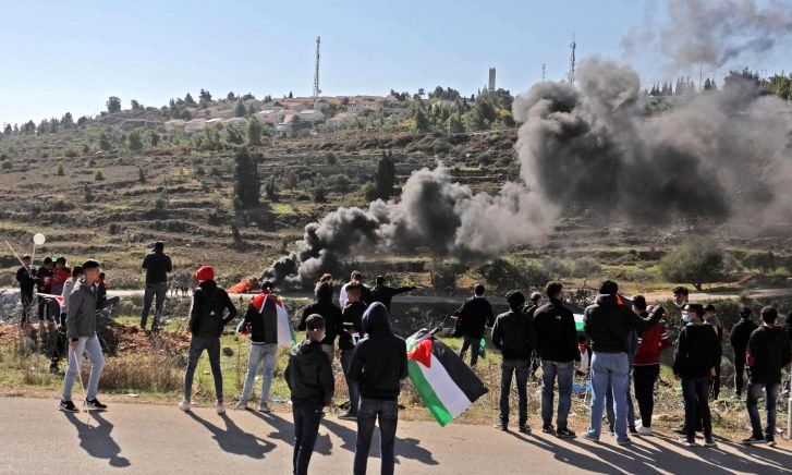 تظاهرات در کرانه باختری
