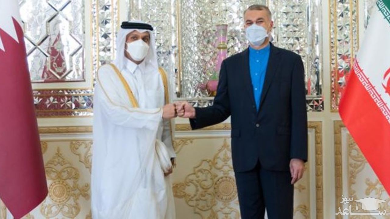 وزرای خارجه ایران و قطر