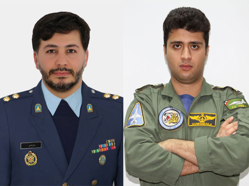 شهدای حادثه تبریز نیروی هوایی ارتش