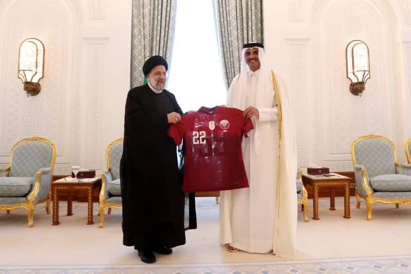 رئیسی پیراهن تیم ملی قطر