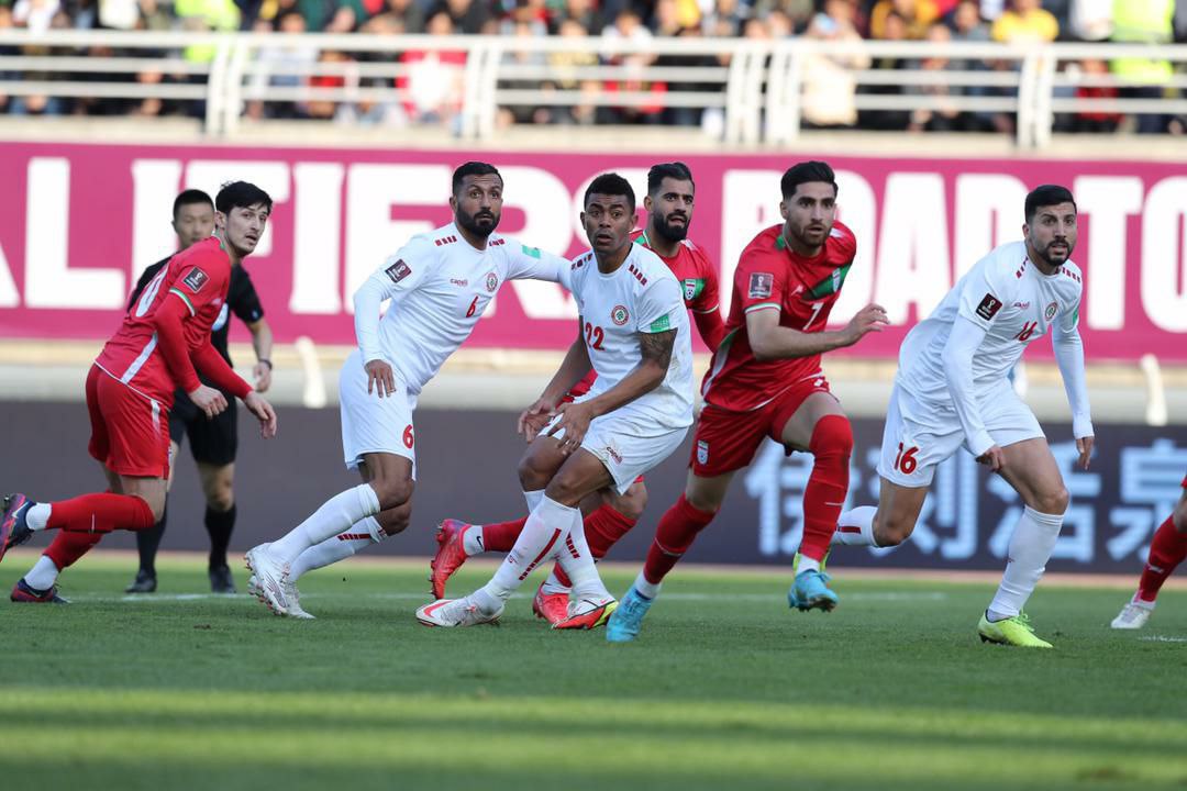 تیم ملی فوتبال ایران لبنان