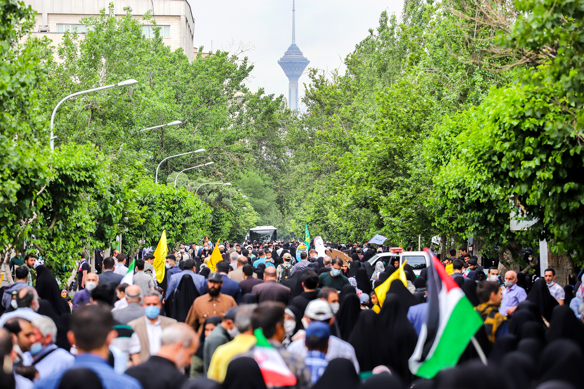 راهپیمایی روز قدس در تهران -۱
