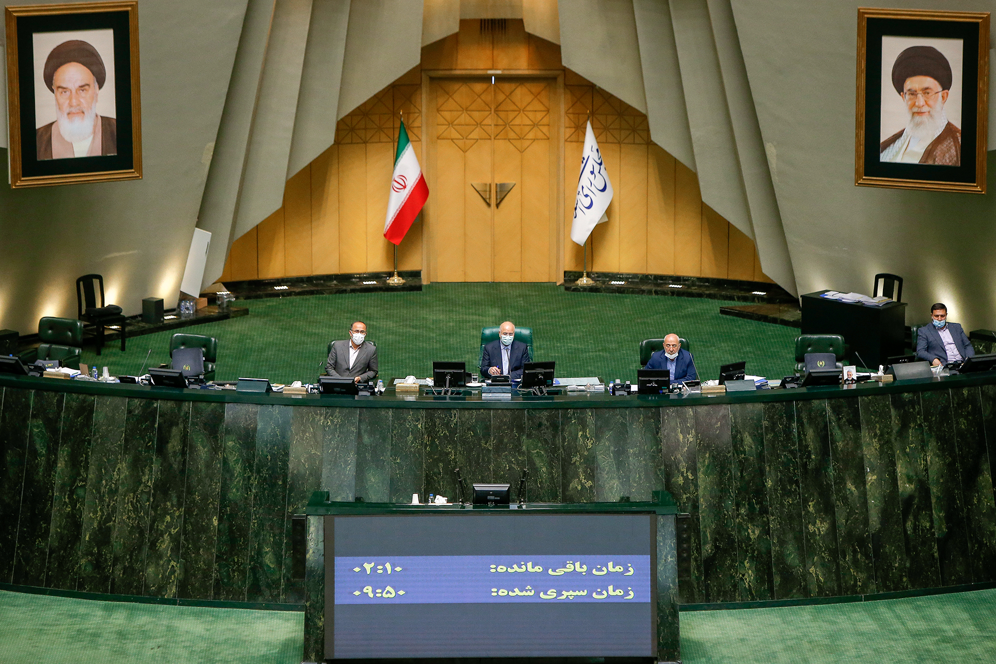 حضور وزیر امور خارجه در صحن علنی مجلس شورای اسلامی