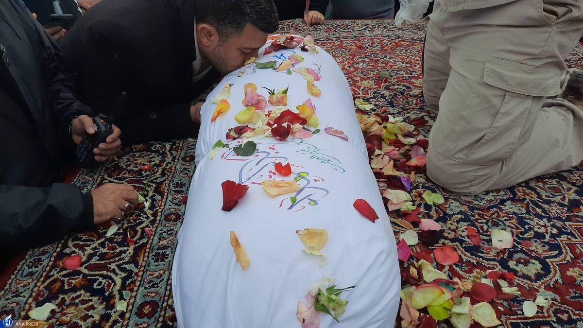 پیکر شهید گمنام در بوستان حضرت ام البنین در خاک آرمید