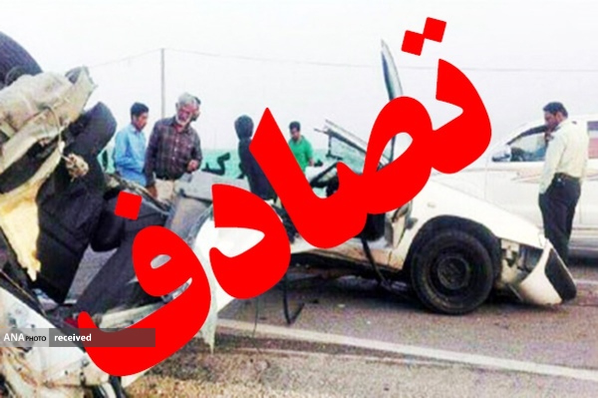 تصادف در آزادراه کرج - تهران به دلیل حمله قلبی راننده تاکسی
