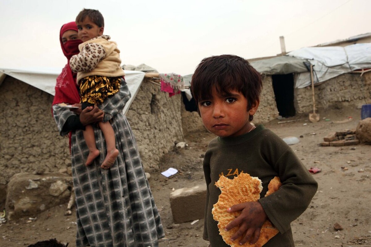 نیمی از مردم افغانستان غذا برای خوردن ندارند