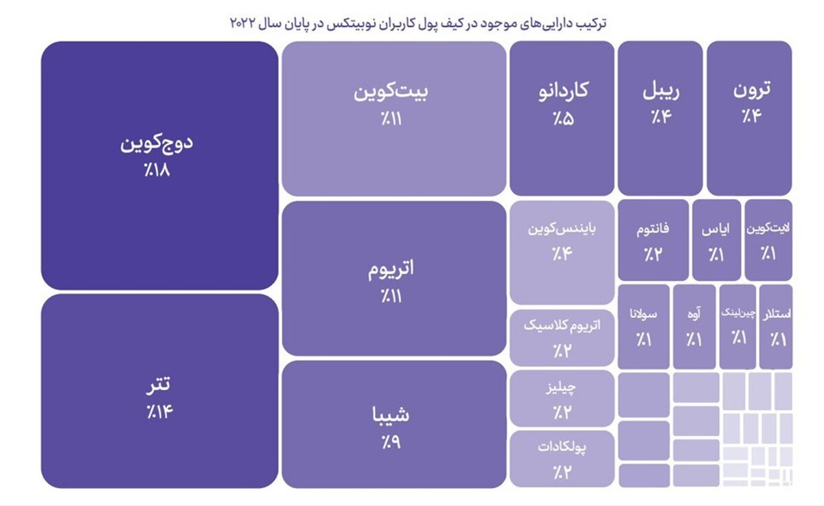 گزارش سال 2022 نوبیتکس منتشر شد؛ آمارهایی از بازار ارزهای دیجیتال در ایران