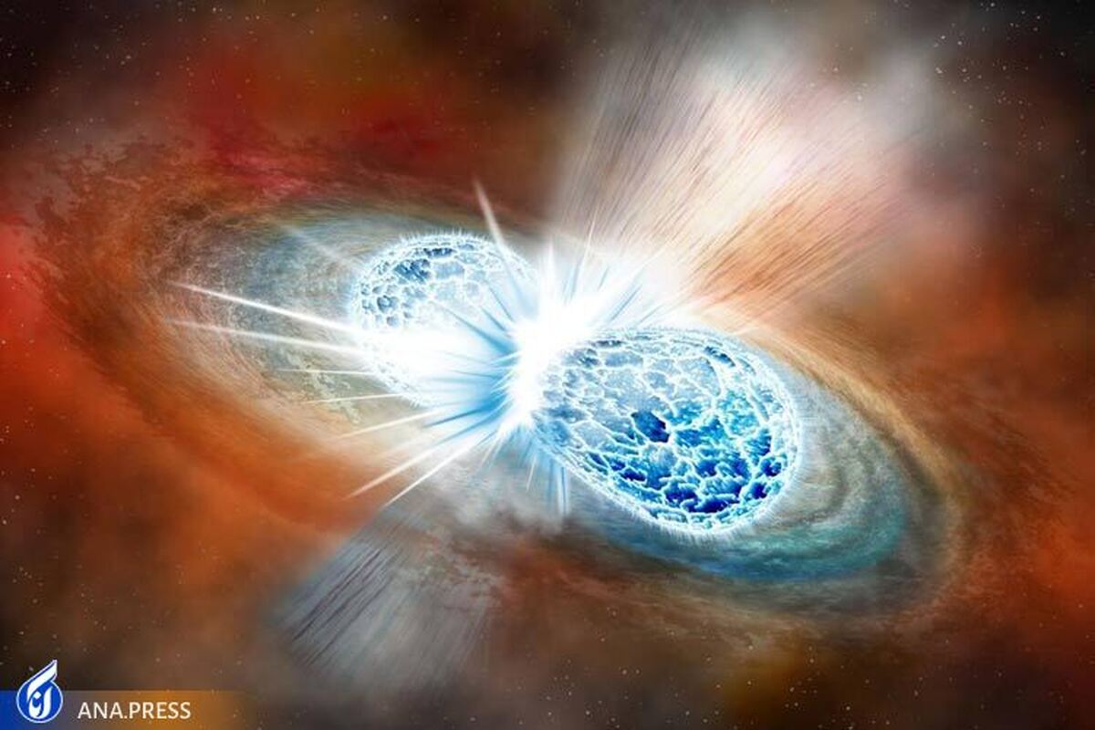 چرا شکل انفجار این دو ستاره نوترونی تا این حد متقارن است؟