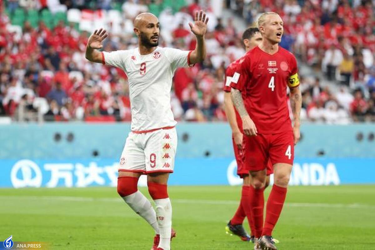 نبرد دانمارک و تونس بدون گل