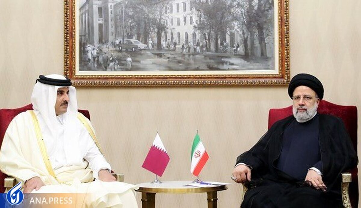 رئیس جمهور ایران و امیر قطر گفتگو کردند