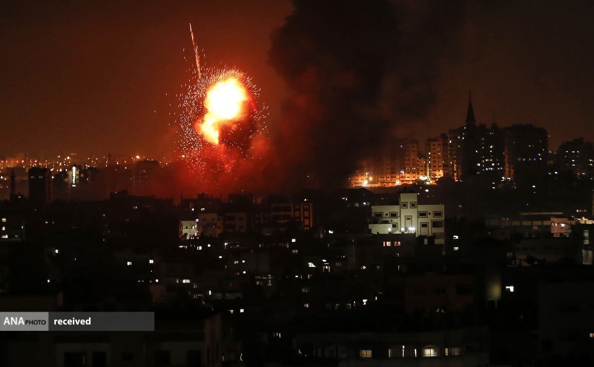 حمله جنگنده‌های رژیم صهیونیستی به نوار غزه/ پاسخ موشکی مقاومت