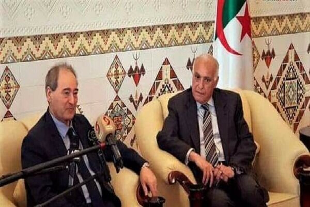 وزیر خارجه سوریه به الجزایر رفت
