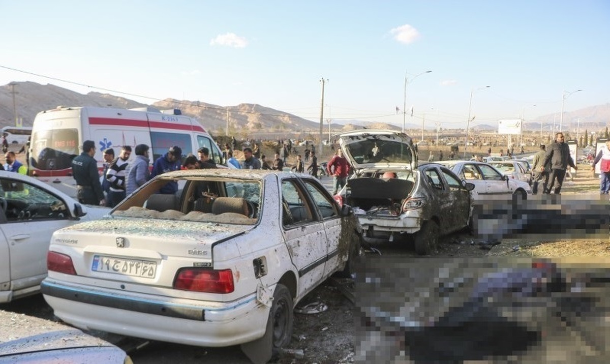 ۲ انفجار تروریستی در گلزار شهدای کرمان؛ افزایش شمار شهدا به ۱۰۳ نفر/ اسامی مصدومان اعلام شد