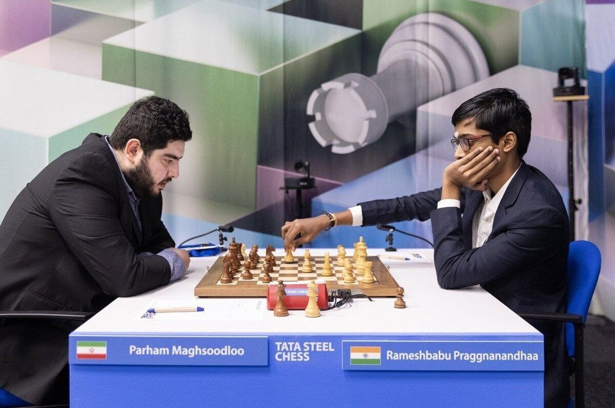 شطرنج تاتا استیل هلند| تساوی مقصودلو برابر نایب قهرمان جام جهانی