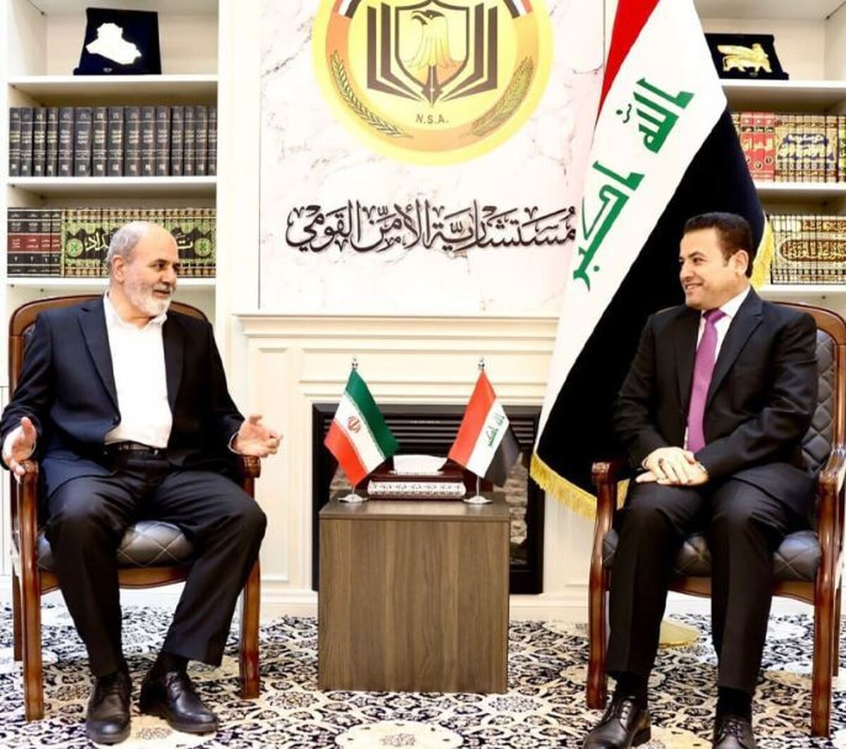 دبیران شورای امنیت ملی ایران و عراق دیدار کردند  توافق‌نامه امنیتی ایران و عراق در مسیر اجرا