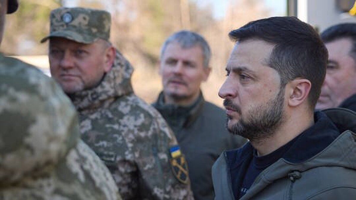 زلنسکی فرمانده کل نیروهای مسلح اوکراین را برکنار کرد