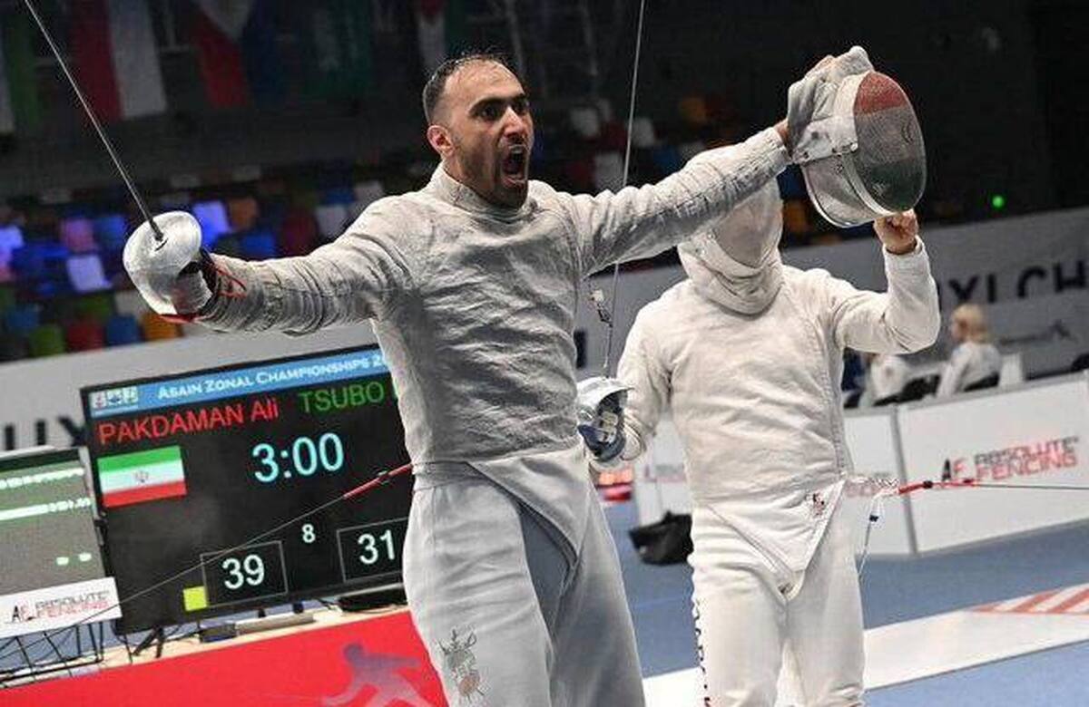 جام جهانی شمشیربازی| پاکدامن نایب قهرمان شد/ دومین مدال با دومین طلسم شکنی