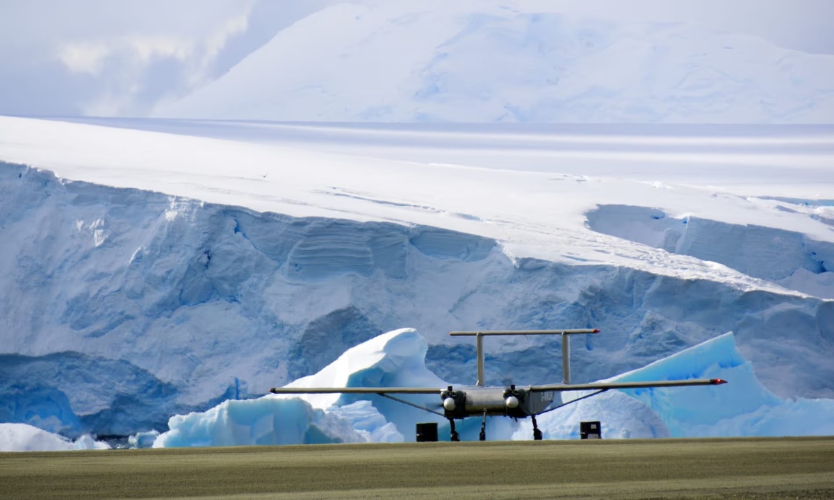 پهپادهای بدون سرنشین در قطب جنوب آزمایش می‌شوند