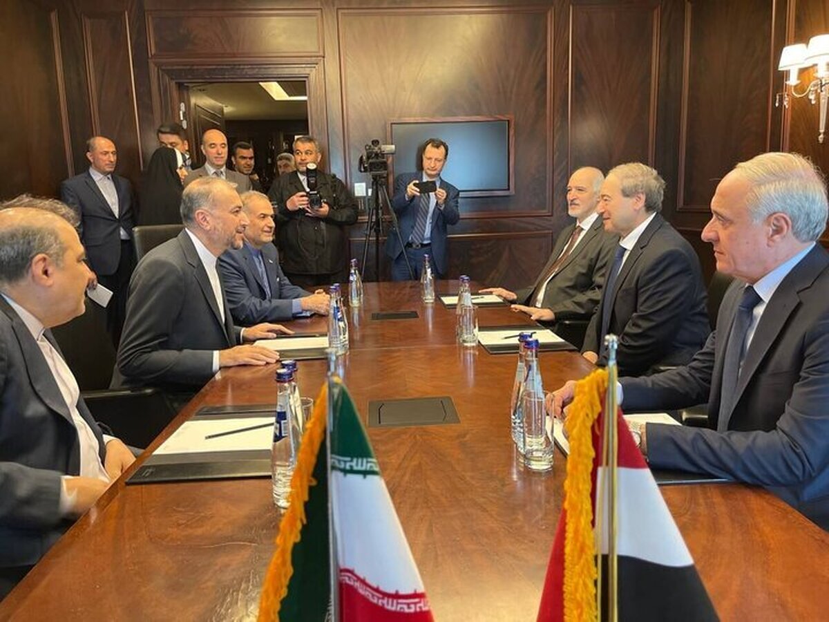 وزرای خارجه ایران و سوریه در مسکو دیدار کردند
