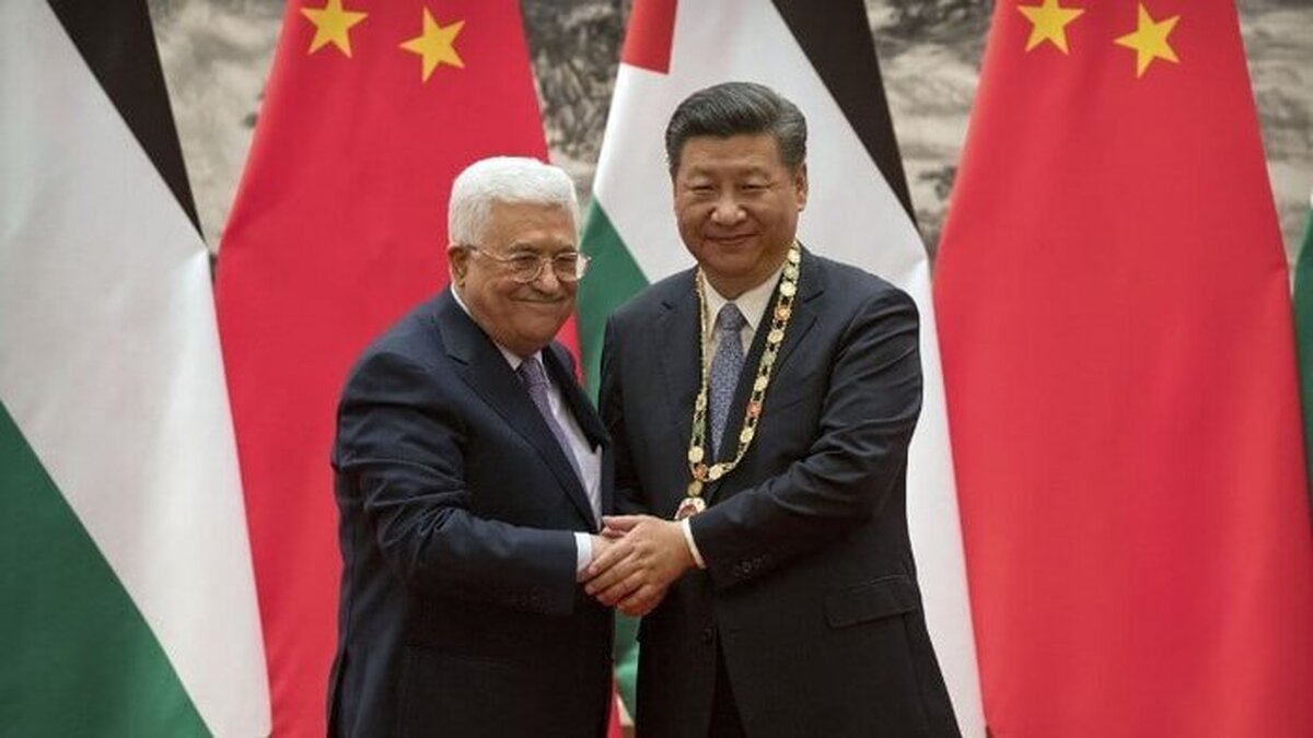 رئیس جمهور چین با «محمود عباس» دیدار کرد