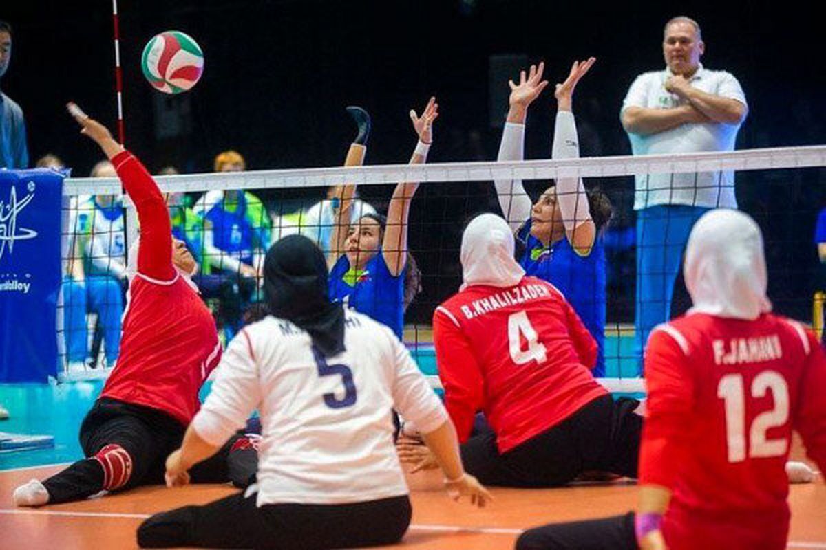 والیبال نشسته قهرمانی آسیا| بانوان ایران با اقتدار از سد میزبان گذشت