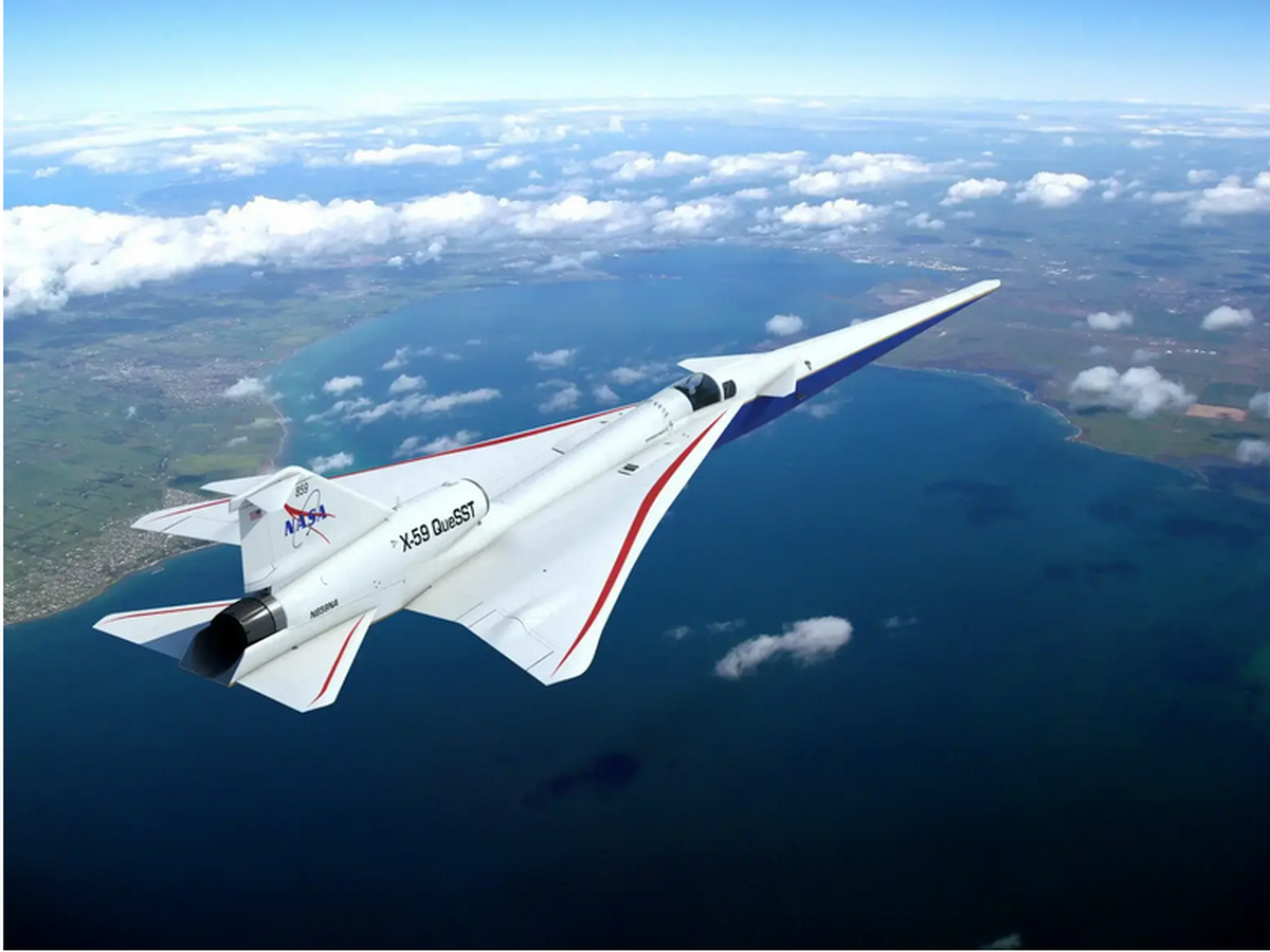 هواپیمای مافوق صوت «X-۵۹» رونمایی شد