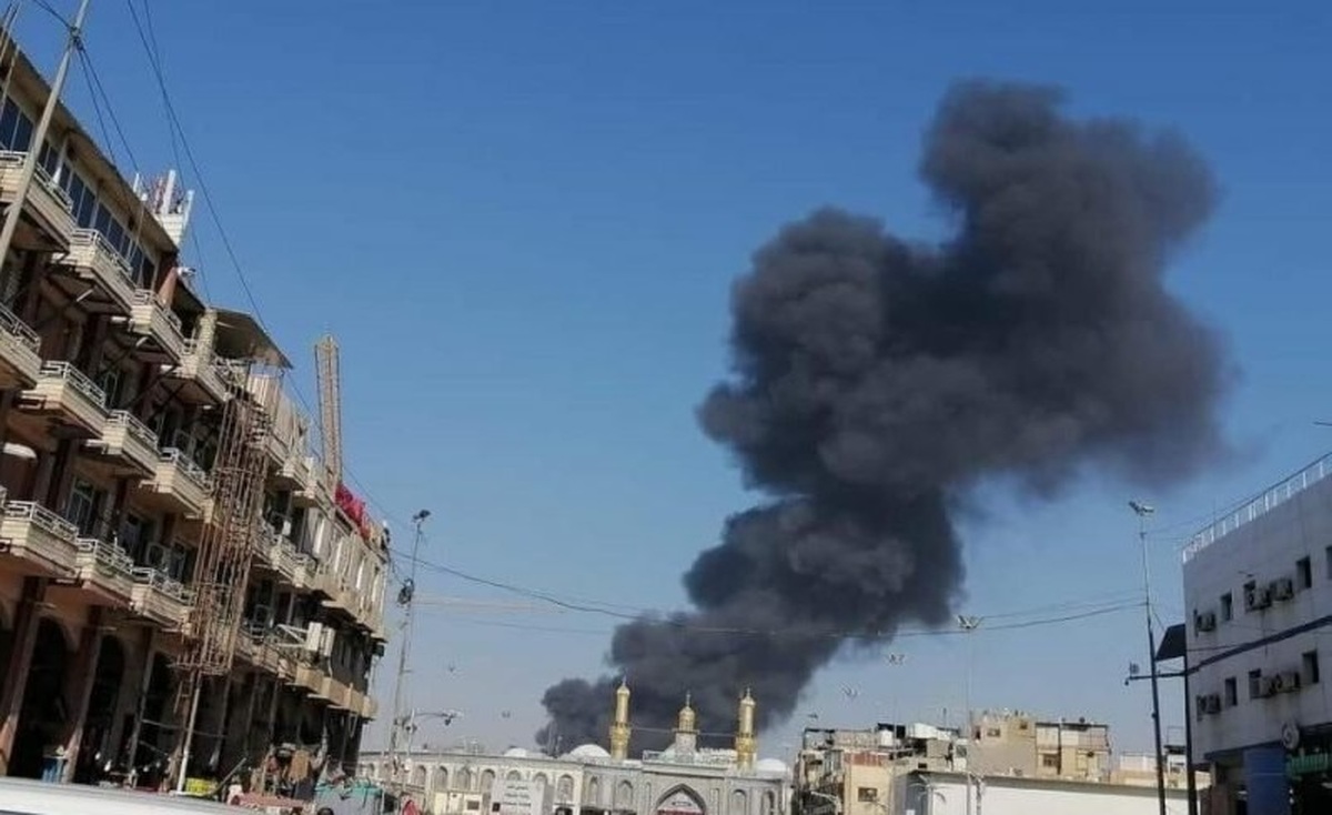 آتش‌سوزی در یکی از هتل‌های نزدیک حرم امام حسین (ع) +فیلم