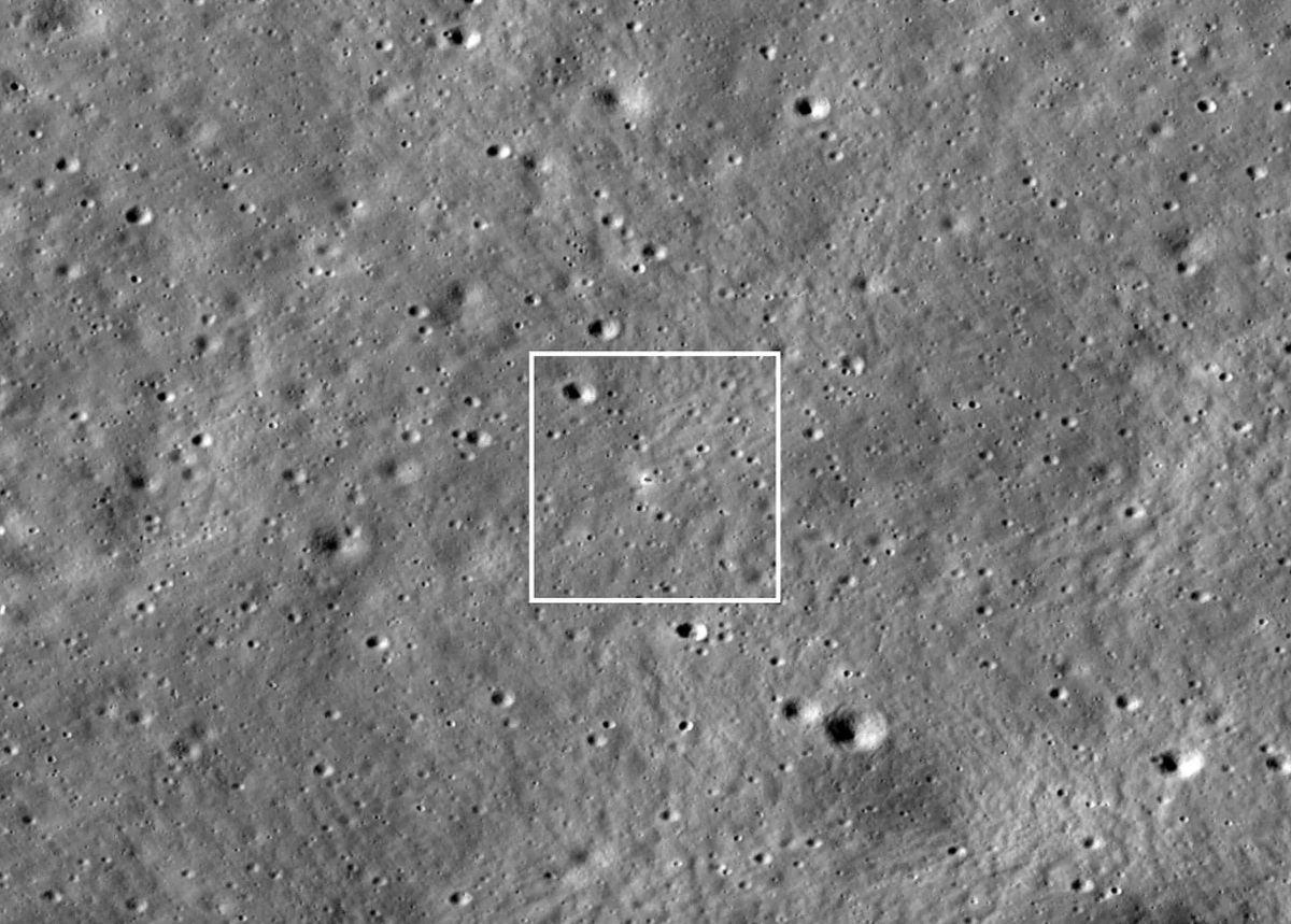 تصویری از  ماه‌نورد هندی در مدار ماه منتشر شد