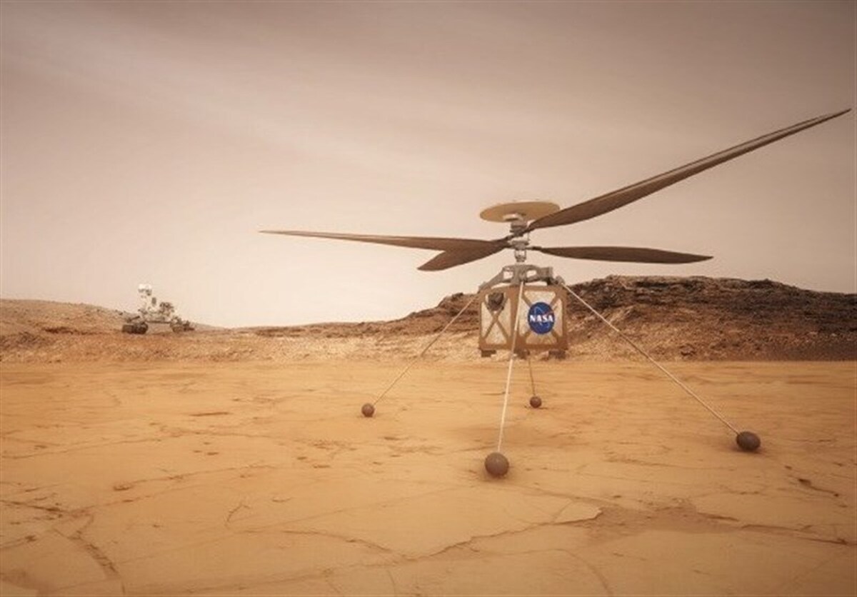 هلیکوپتر نبوغ ناسا در سیاره سرخ باز هم رکورد شکست