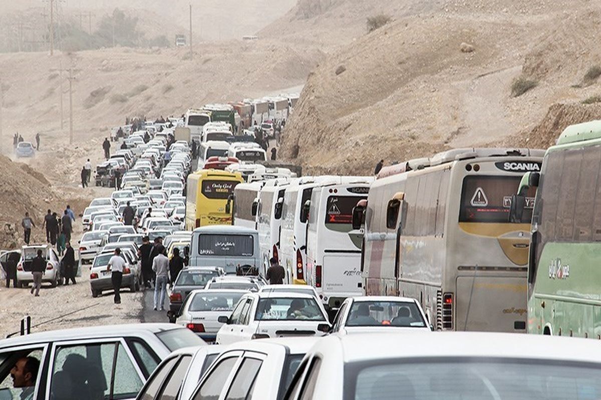 ترافیک سنگین در مسیر ایلام - مهران و برخی محور‌های شمالی