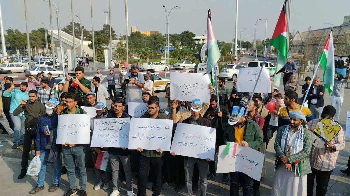 اعلام آمادگی دانشجویان برای اعزام به غزه با حضور در فرودگاه مهرآباد