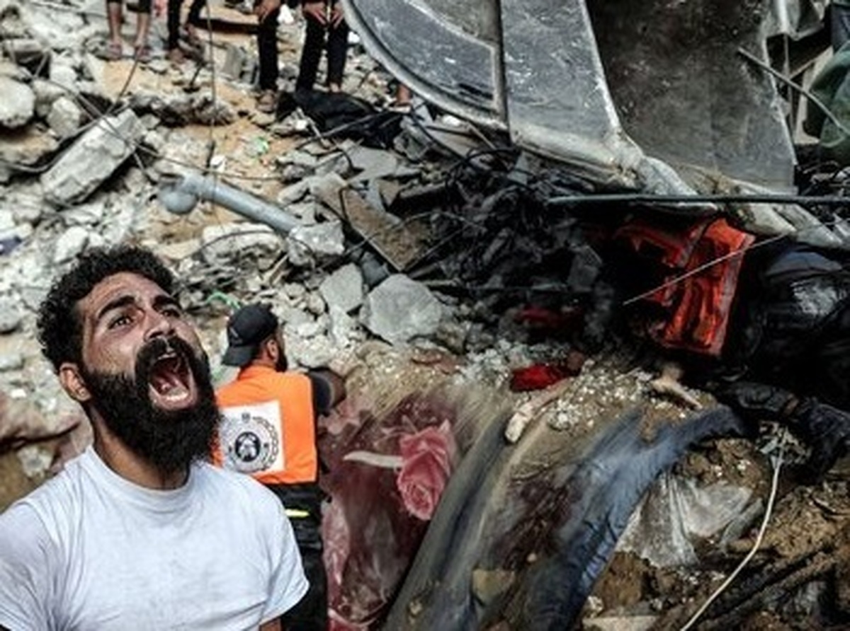 جنایت جدید صهیونیست‌ها در مرکز غزه/ بمباران یک اردوگاه پرجمعیت