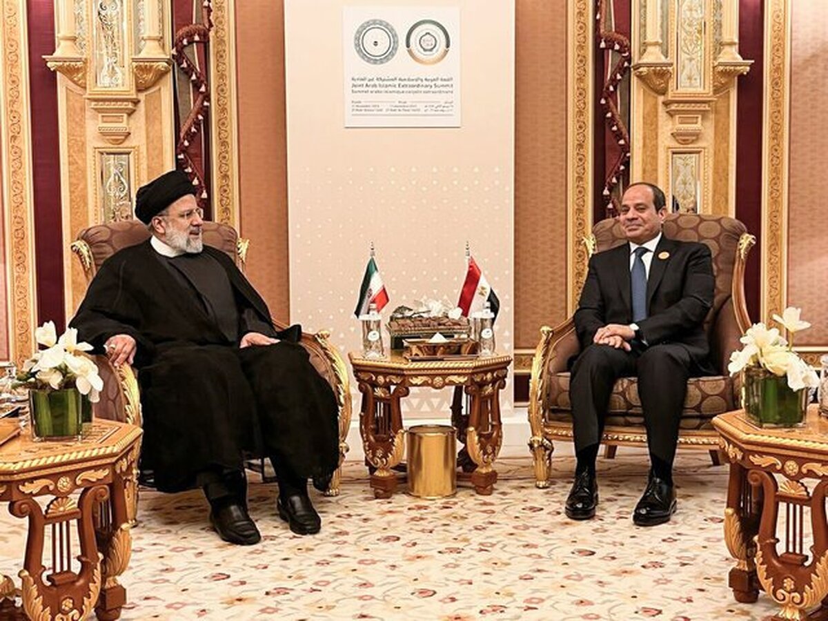 روسای جمهور ایران و مصر دیدار کردند