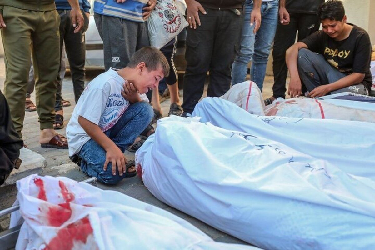 کاروان آوارگان فلسطینی توسط ارتش صهیونیستی بمباران شد