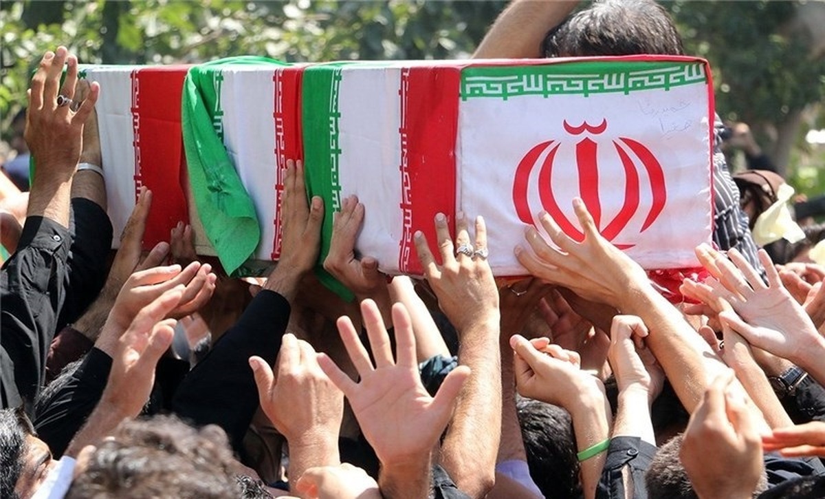 مراسم وداع با شهدای مدافع حرم در تهران
