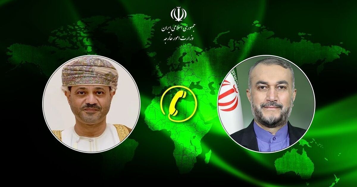 تأکید ایران و عمان بر ضرورت دخالت مجامع بین‌المللی برای جلوگیری از جنایت در غزه