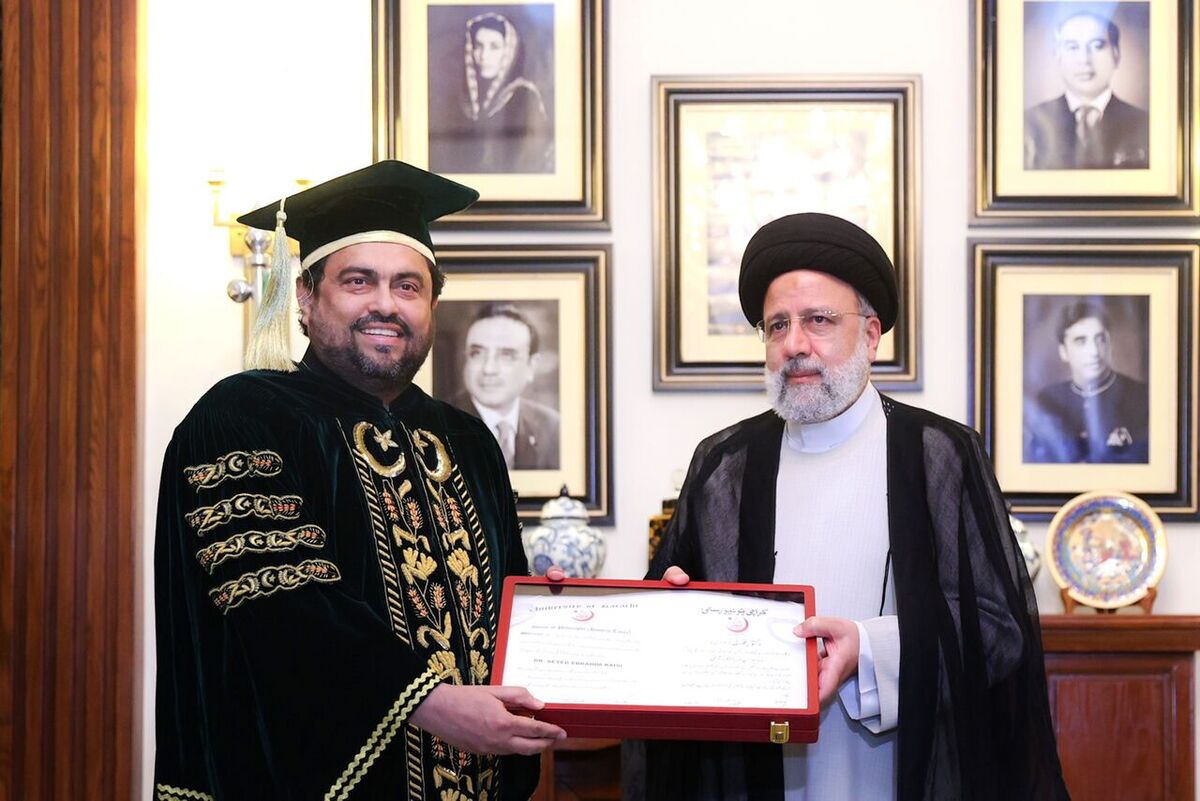 دکتری افتخاری دانشگاه کراچی به رئیس‌جمهور اعطا شد